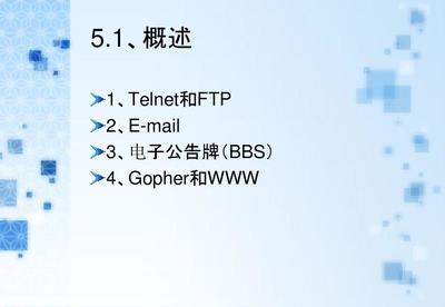 Internet網絡信息服務技術 網絡技術服務概論